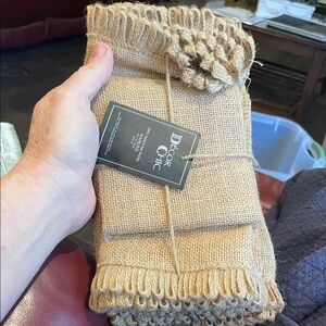 Tan Burlap Napkins